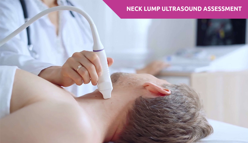 rapid access neck lump clinic - ultrasound
